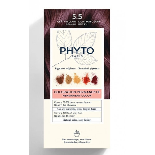 Phyto Permanent Hair Color without Ammonia 1 Black