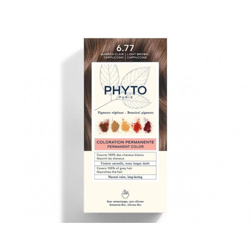 Phyto Permanent Hair Color without Ammonia 1 Black