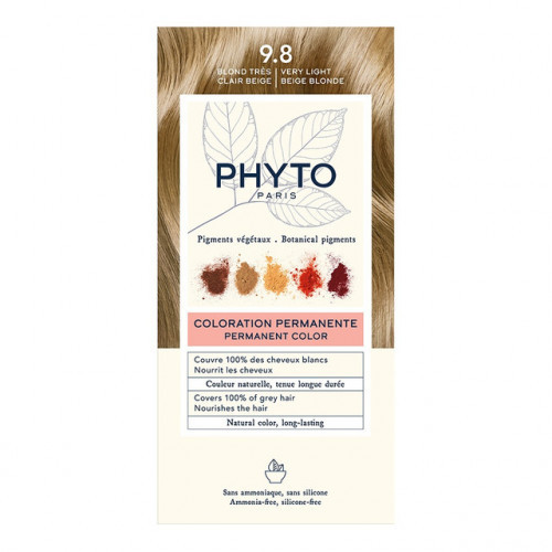 Phyto Permanent Hair Color without Ammonia 1 Black