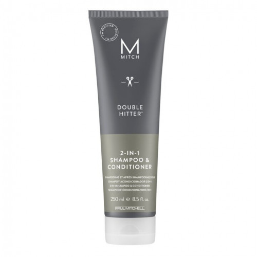 Paul Mitchell Mitch Double Hitter 2-in-1 Shampoo and Conditioner 250ml