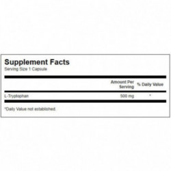 SWANSON L-Tryptophan 500mg Sleep Support 60 caps.