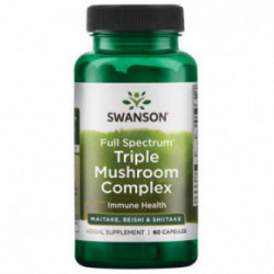 SWANSON Triple Mushroom Complex Immune Health 60 caps.