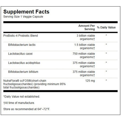 SWANSON ProBiotic-4 Digestive Health 60 caps.