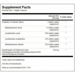SWANSON ProBiotic-4 Digestive Health 60 caps.