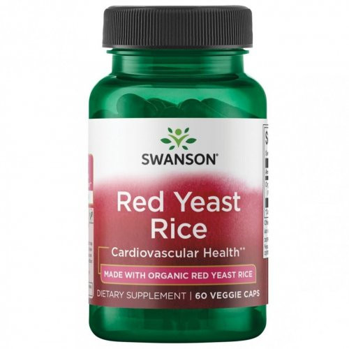 SWANSON Red Yeast Rice Cardiovascular Health 60 caps.
