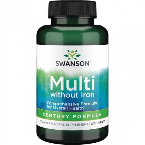 SWANSON Multivitamin without Iron 130 capsules