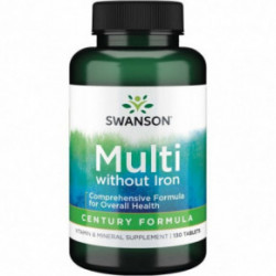 SWANSON Multivitamin without Iron 130 capsules