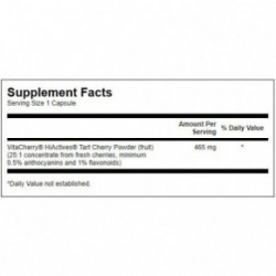 SWANSON HiActives Tart Cherry 465mg Joint Health and Mobility 60 caps.