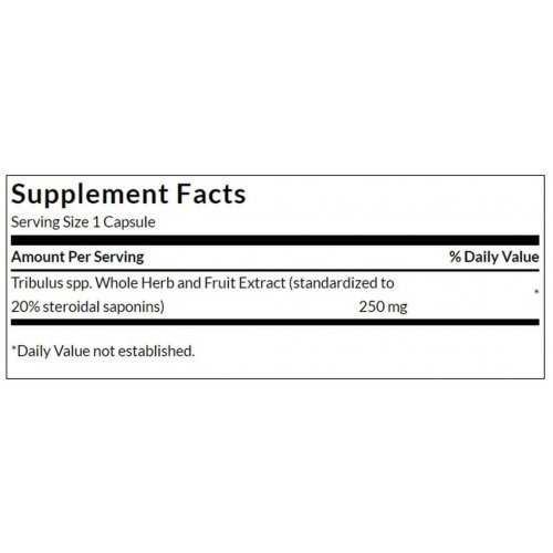 SWANSON Mega Tribulus Extract 250mg Testosterone Support 120 capsules