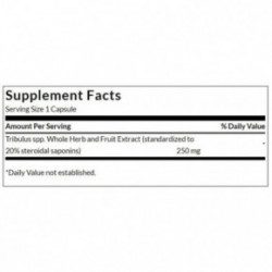 SWANSON Mega Tribulus Extract 250mg Testosterone Support 120 capsules