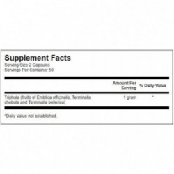SWANSON Triphala 500mg Digestive and Immune Health 100 capsules