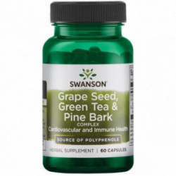 SWANSON Grape Seed, Green Tea & Pine Bark Complex 60 caps.