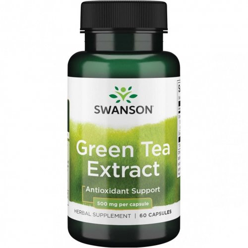 SWANSON Green Tea Extract 500mg Antioxidant Support 60 caps.