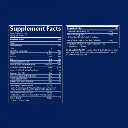 Trace Minerals Pre-Workout Clean Energy Powder 280g