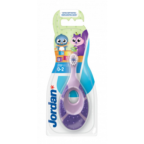 Jordan Step 0-2 years Baby Toothbrush Extra Soft Purple