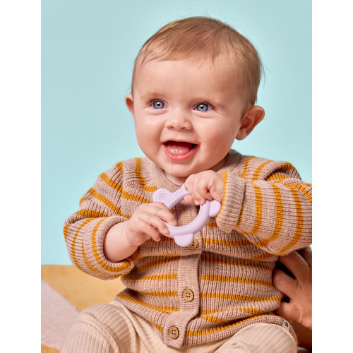 Jordan Teether and Training Toothbrush Extra Soft Pink