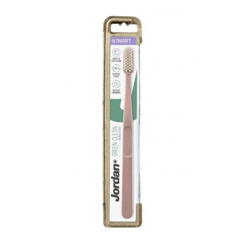 Jordan Green Clean Ultrasoft Toothbrush Pink