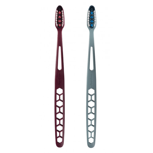 Jordan Ultralite 1+1 Toothbrush Medium Green + Black