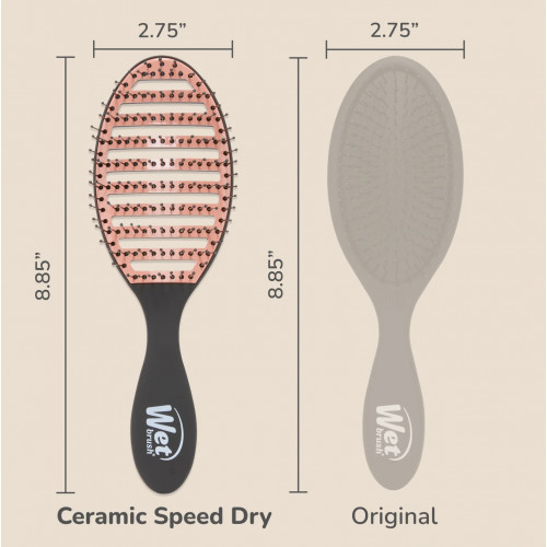 WetBrush Ceramic Speed Dry Black
