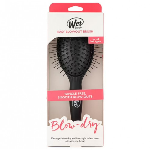 WetBrush Easy Blowout Brush Detangle, Blow-dry & Heat Style Hair Brush 1pcs