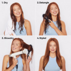 WetBrush Easy Blowout Brush Detangle, Blow-dry & Heat Style Hair Brush 1pcs