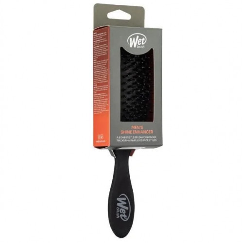 WetBrush Men's Shine Enhancer Boar Bristle Brush 1pcs