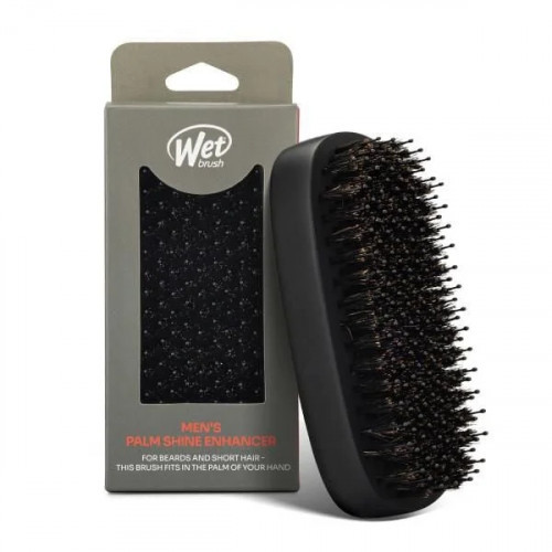 WetBrush Men's Palm Shine Enhancer Brush for Beards and Short Hair 1pcs