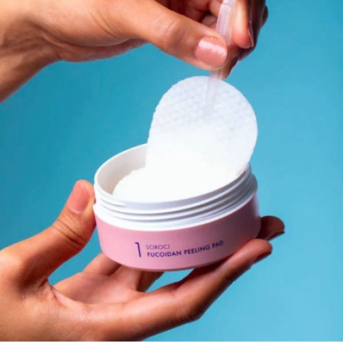Soroci Fucoidan Peeling and Smoothing Facial Pads 70 pcs.