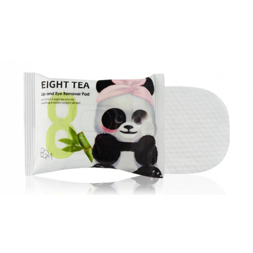 BOM Tea Lip and Eye Remover Pad 30pcs