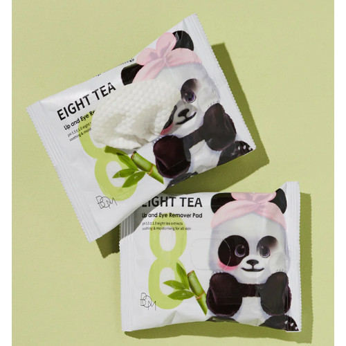 BOM Tea Lip and Eye Remover Pad 30pcs