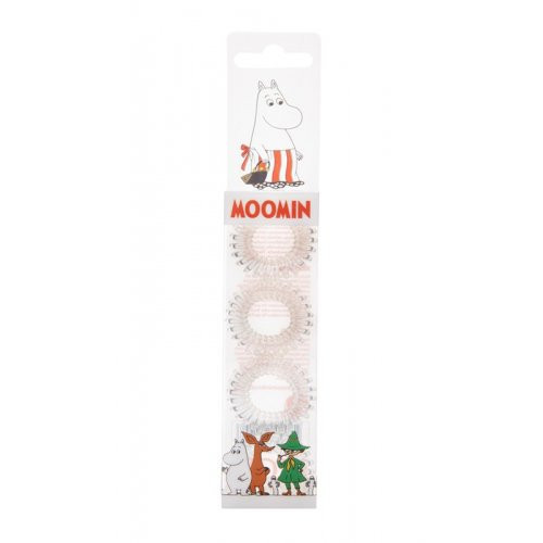MOOMIN Hair Ring Transparent 4 pcs