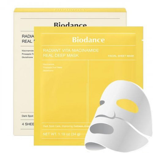Biodance Radiant Vita Niacinamide Real Deep Mask 34g