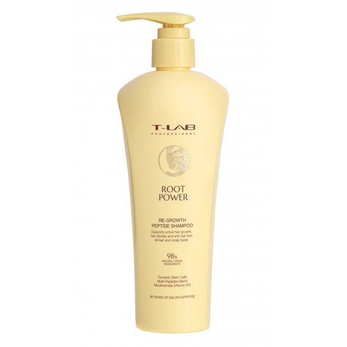 T-LAB Professional Root Power Re-Growth Peptide Shampoo 300ml