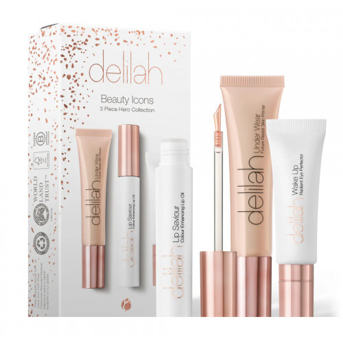 Delilah Beauty Icons 3 Piece Hero Collection Gift set