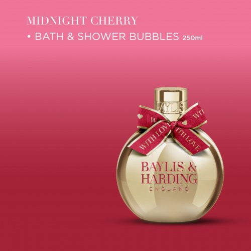 Baylis & Harding Midnight Cherry Festive Bauble Gif 250ml