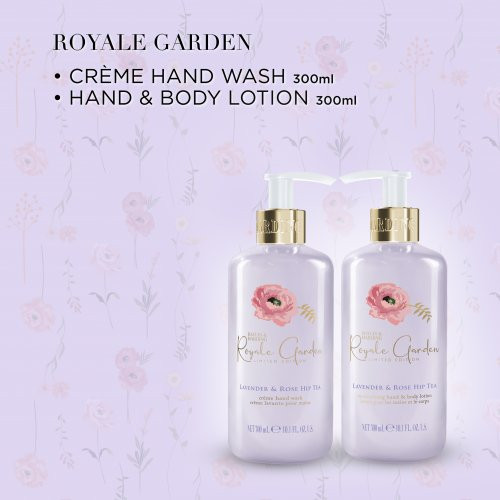 Baylis & Harding Royale Garden Rose, Poppy & Vanilla Luxury Hand Care Gift Set 2x300ml