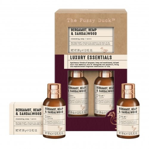 Baylis & Harding The Fuzzy Duck Men's Hemp & Bergamot Luxury Daily Preening Kit Gift Set
