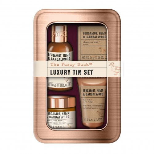 Baylis & Harding Men's Luxury Bergamot, Hemp & Sandalwood Grooming Tin Gift Set