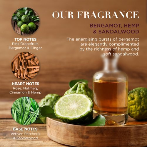 Baylis & Harding Men's Luxury Bergamot, Hemp & Sandalwood Grooming Tin Gift Set