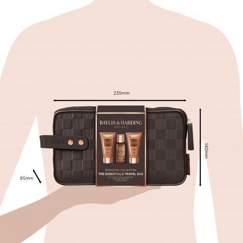 Baylis & Harding Signature Men's Black Pepper & Ginseng Wash Bag Set