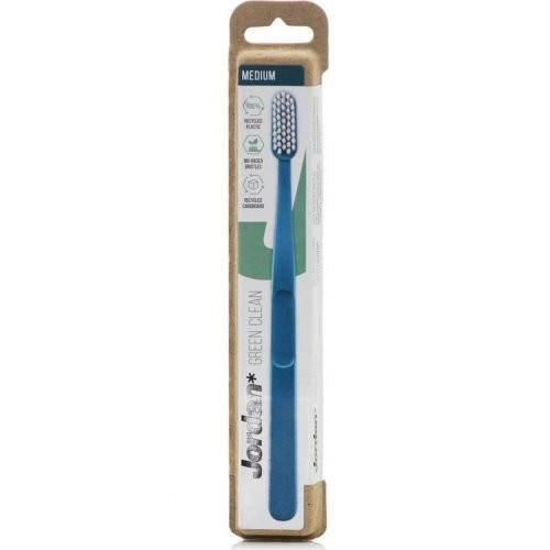 Jordan Green Clean Medium Toothbrush Pink