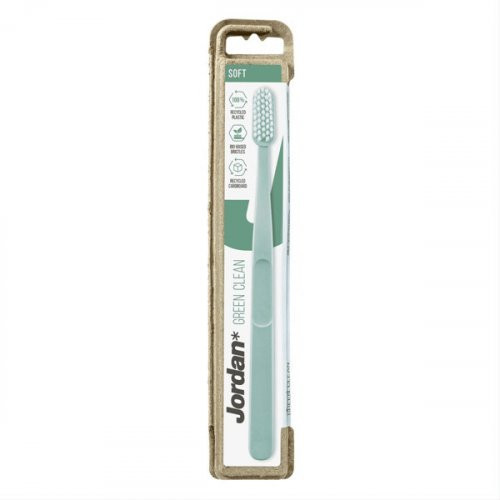 Jordan Green Clean Soft Toothbrush Pink