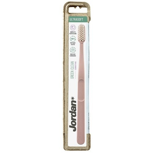 Jordan Green Clean Ultrasoft Toothbrush Pink