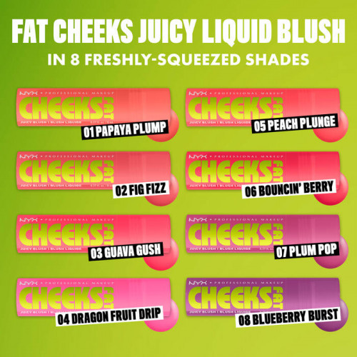 NYX Professional Makeup Fat Cheeks Juicy Liquid Blush 8ml