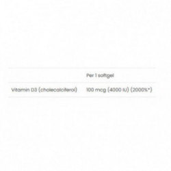 VPLab Nutrition UltraVit Vitamin D3 4000 IU 120 capsules