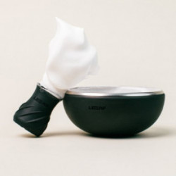 Leaf Shave Shave Bowl & Brush Black