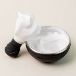 Leaf Shave Shave Bowl & Brush Black