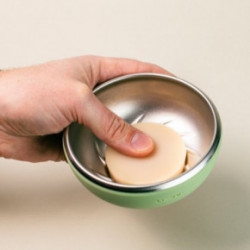 Leaf Shave Shave Bowl & Brush Black