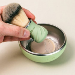 Leaf Shave Shave Bowl & Brush Black
