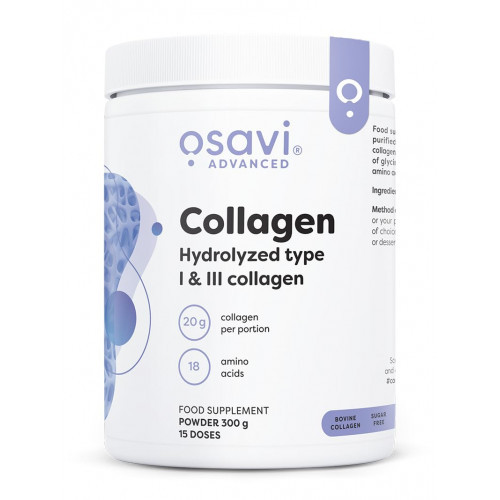 Osavi Collagen Peptides - Hydrolyzed Type 1 & 3 300g